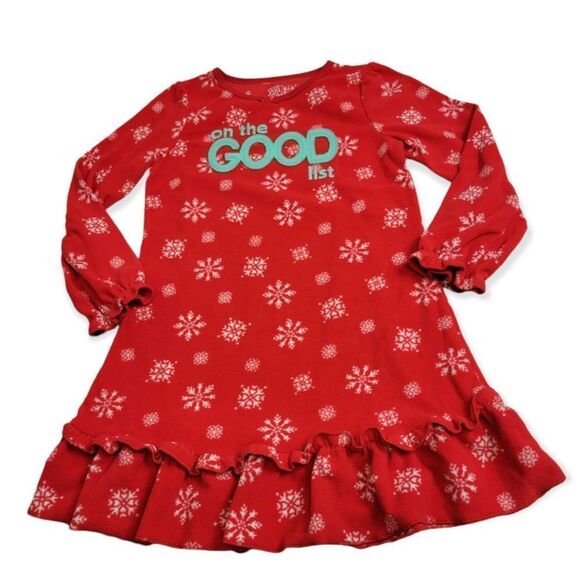 Carter's Christmas nightgown 5T - Picture 1 of 5